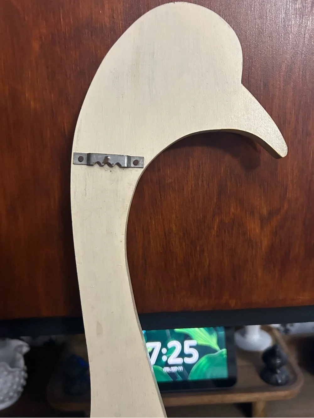 Vintage Handmade Wooden Goose Welcome Sign